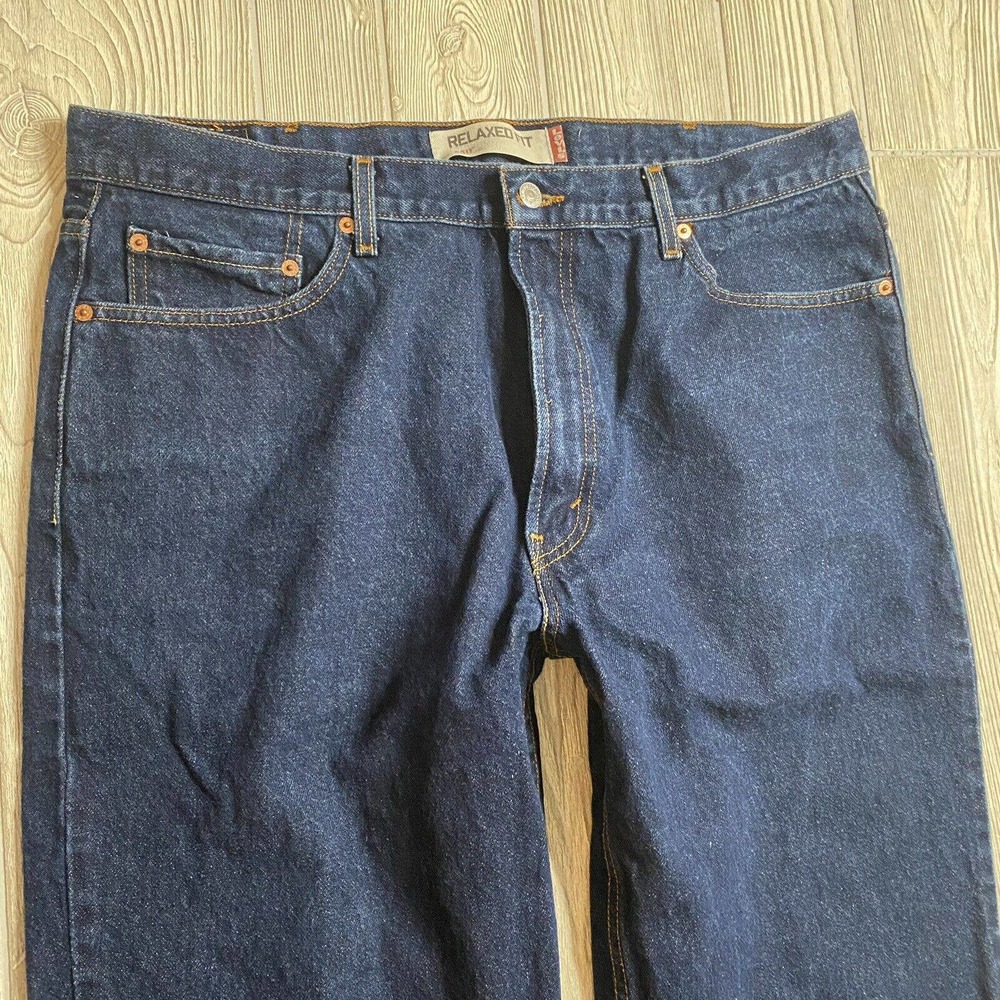 Levi’s 550 Relaxed Fit Jeans Men’s 40x30 Dark Wash 100% Cotton